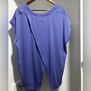 Athleta Purple Short Sleeve T-shirt. 1X